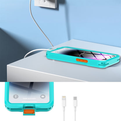 Univerzalna vodootporna futrola za telefon max. 6.7 inča, ShellBox, AirBox, Plava