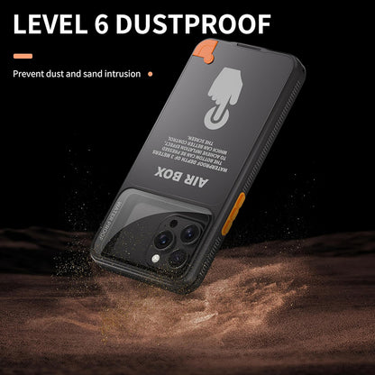 Univerzalna vodootporna futrola za telefon max. 6.7 inča, ShellBox, AirBox, crna
