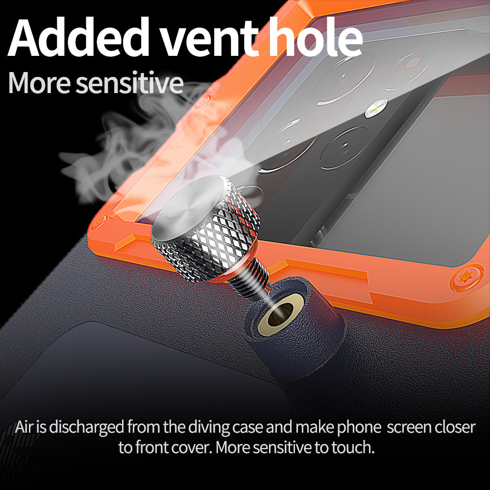 Univerzalna Vodootporna Futrola za Telefon max. 6.8inch, ShellBox, Crna