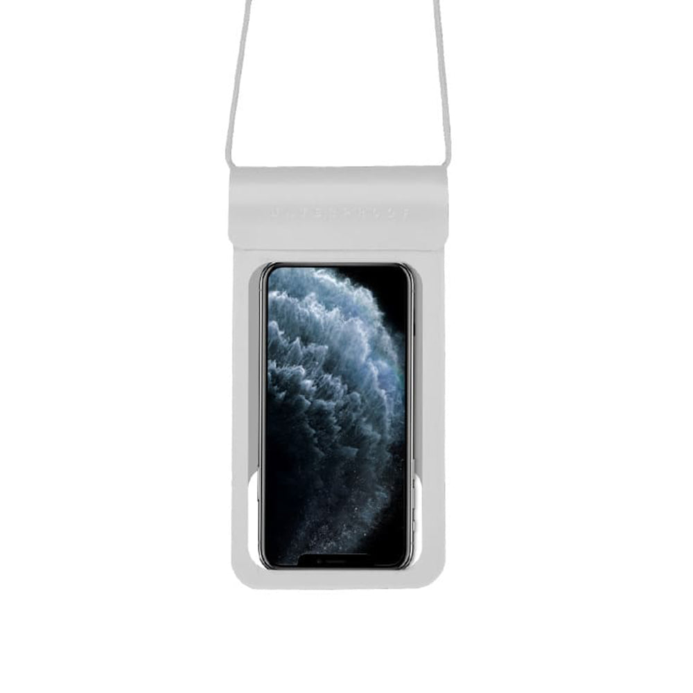 Univerzalna vodootporna futrola za telefon max. 6.8 inča, Techsuit, TWC1, Srebrna