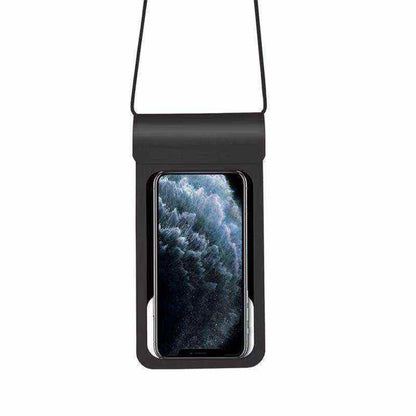Univerzalna vodootporna futrola za telefon max. 6.8 inča, Techsuit, TWC1, Crna