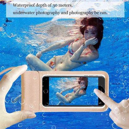 Univerzalna vodootporna futrola za telefon max. 6.8 inča, Techsuit, TWC1, tirkizna