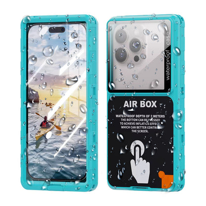 Univerzalna vodootporna futrola za telefon max. 6.9 inča, ShellBox, AirBox, Plava