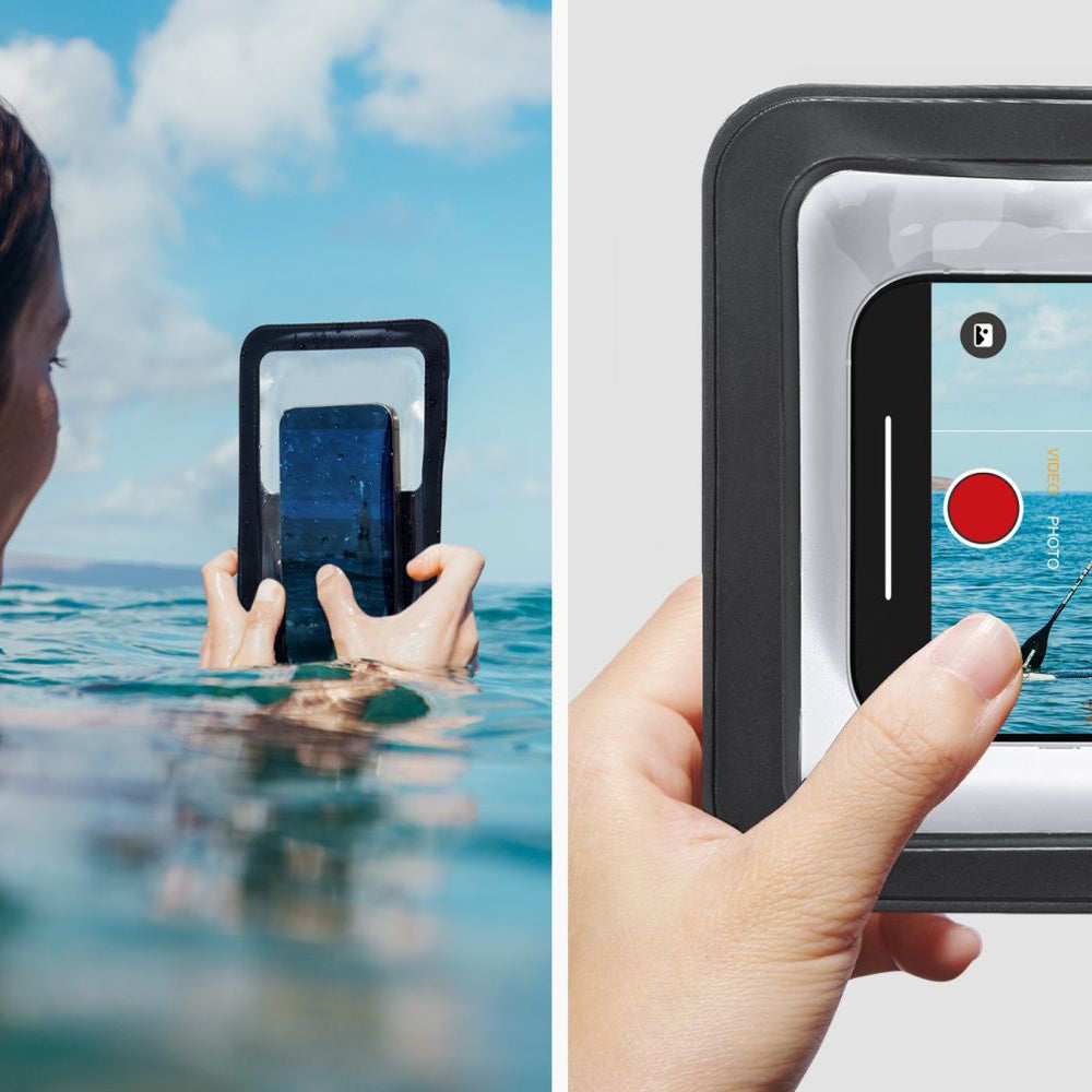 Futrola Univerzalna Waterproof za Telefon max. 6.9inch, Spigen, A603, Crna ACS09745