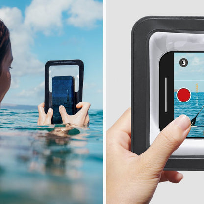 Futrola Univerzalna Waterproof za Telefon max. 6.9inch, Spigen, A603, Crna ACS09745