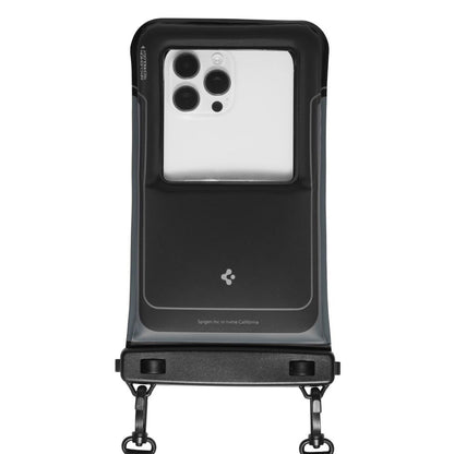 Univerzalna Vodootporna Futrola za Telefon max. 6.9inch, Spigen, A611P, Set 2 komada, Mat Crna ACS09348