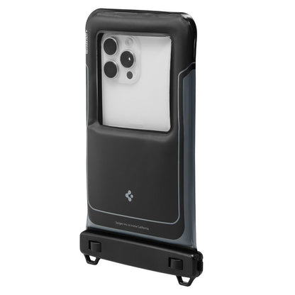 Univerzalna Vodootporna Futrola za Telefon max. 6.9inch, Spigen, A611P, Set 2 komada, Mat Crna ACS09348