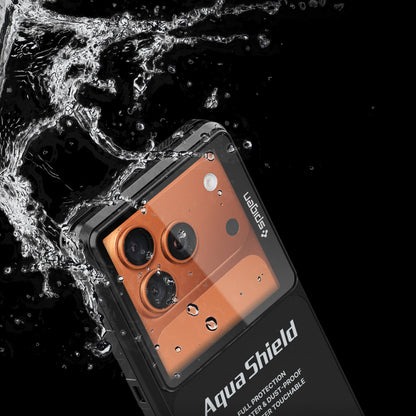 Univerzalna vodootporna futrola Spigen, Aqua Shield A604, Crna ACS11675