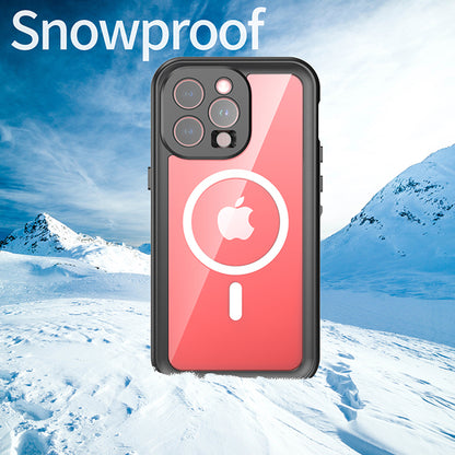 Vodootporna MagSafe futrola za Apple iPhone 15 Pro Max, ShellBox, Crna
