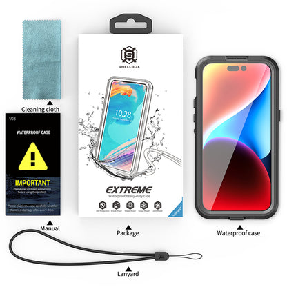 Vodootporna MagSafe futrola za Apple iPhone 15 Pro Max, ShellBox, Crna
