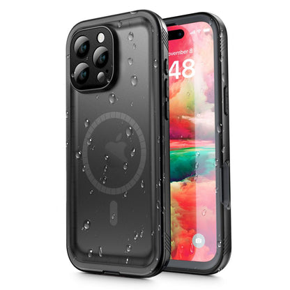 Vodootporna futrola za Apple iPhone 16 Pro Max, ShellBox, Crna