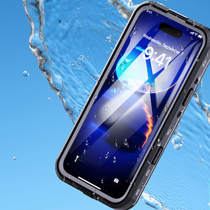 Vodootporna futrola za Apple iPhone 16 Pro, ShellBox, Crna