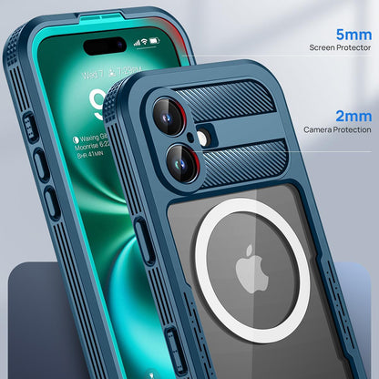 Vodootporna futrola za Apple iPhone 16, ShellBox, Karbon, Crna