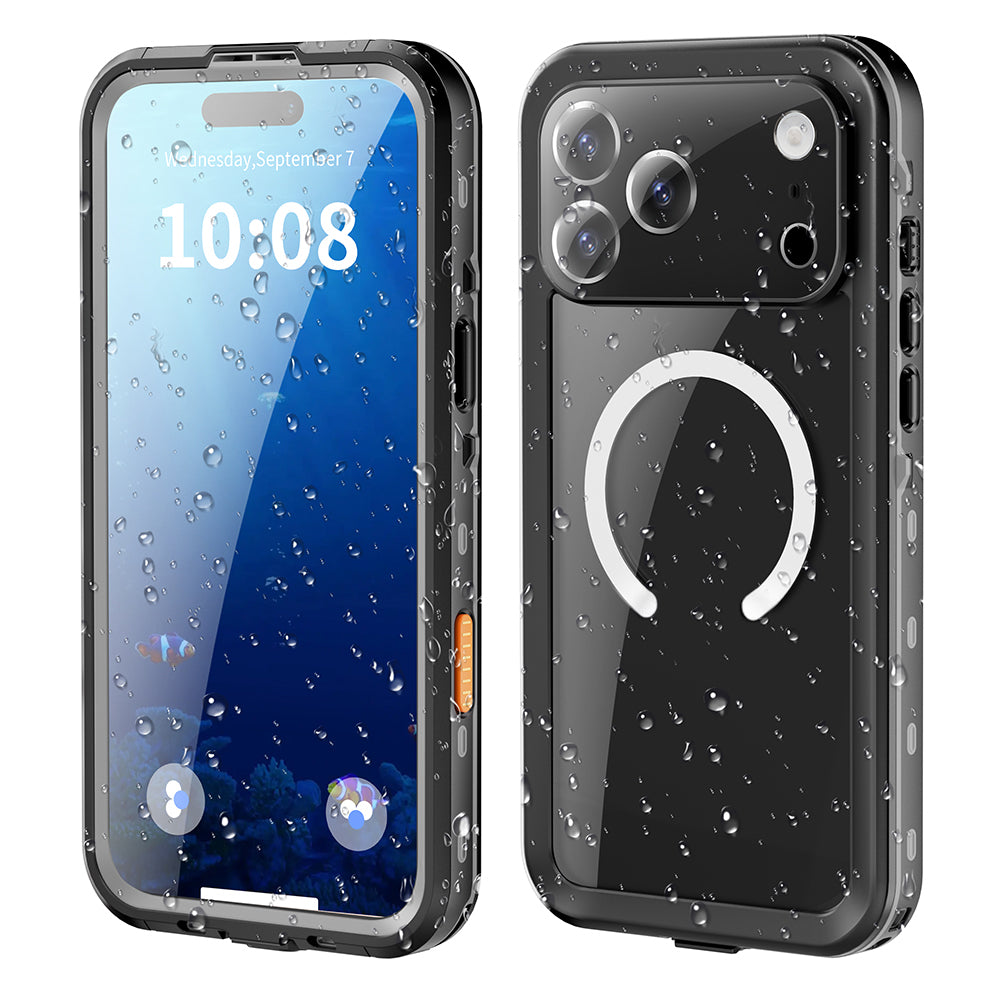 Vodootporna futrola za Apple iPhone 18 Pro / 17 Pro, ShellBox, Crna