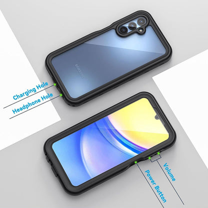 Vodootporna futrola za Samsung Galaxy A15 5G A156 / A15 A155, ShellBox, Crna