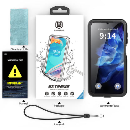 Vodootporna futrola za Samsung Galaxy A16 5G A166 / A16 4G A165, ShellBox, Crna
