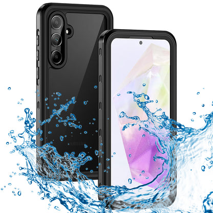 Vodootporna futrola za Samsung Galaxy A35 5G A356, ShellBox, Crna