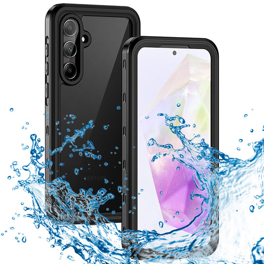 Vodootporna futrola za Samsung Galaxy A35 5G A356, ShellBox, Crna