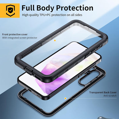 Vodootporna futrola za Samsung Galaxy A35 5G A356, ShellBox, Crna