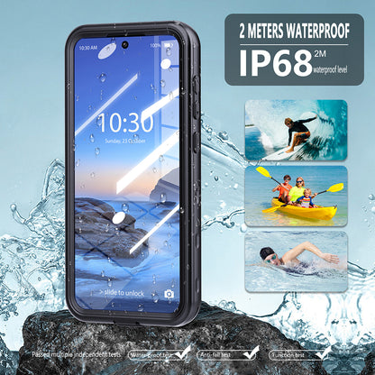 Vodootporna futrola za Samsung Galaxy A36 A366, ShellBox, Crna
