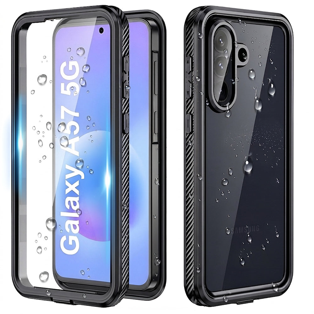 Vodootporna futrola za Samsung Galaxy A57 5G, ShellBox, Crna