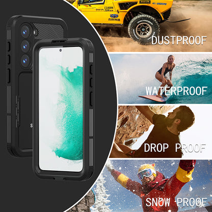 Vodootporna futrola za Samsung Galaxy S23 S911, ShellBox, Crna
