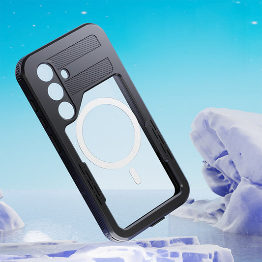 Vodootporna futrola za Samsung Galaxy S24 S921, ShellBox, Crna