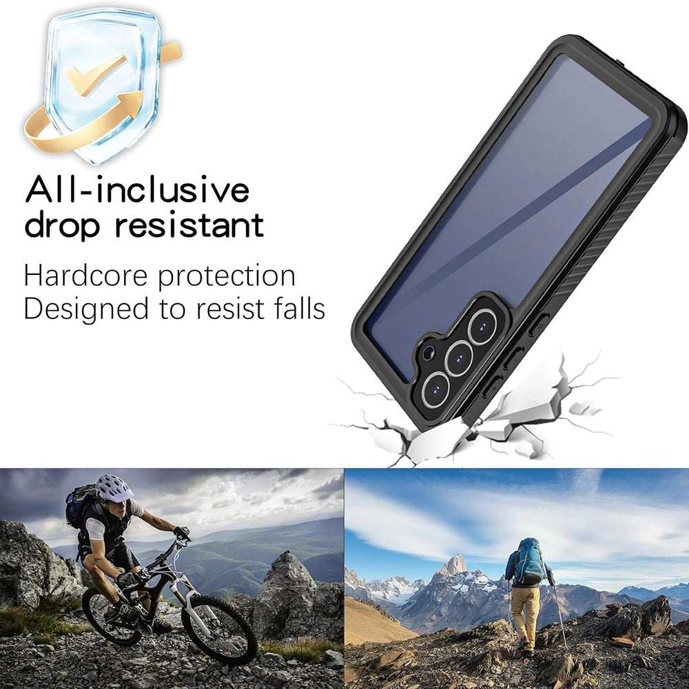 Futrola Waterproof za Samsung Galaxy S25 FE, ShellBox, Crna