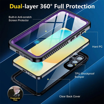 Vodootporna futrola za Samsung Galaxy S25+ S936, ShellBox, Crna