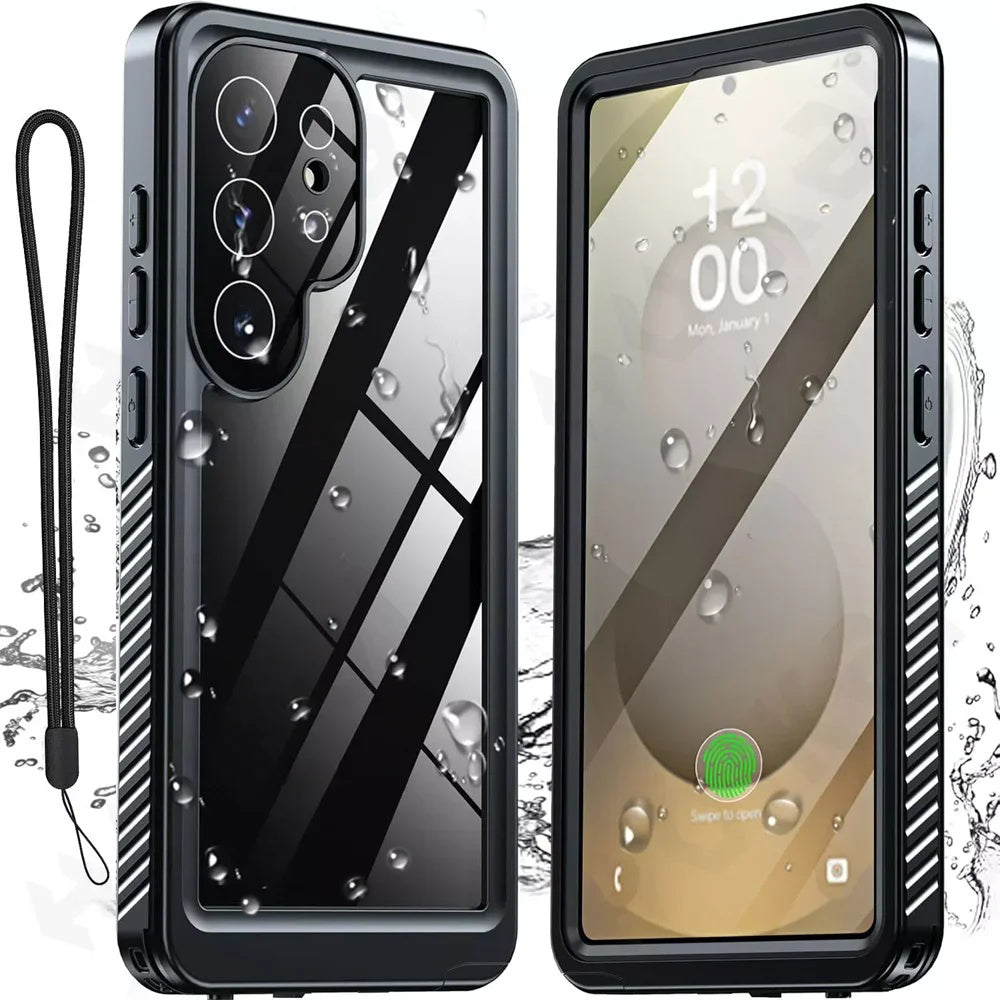 Vodootporna futrola za Samsung Galaxy S25 Ultra S938, ShellBox, Crna