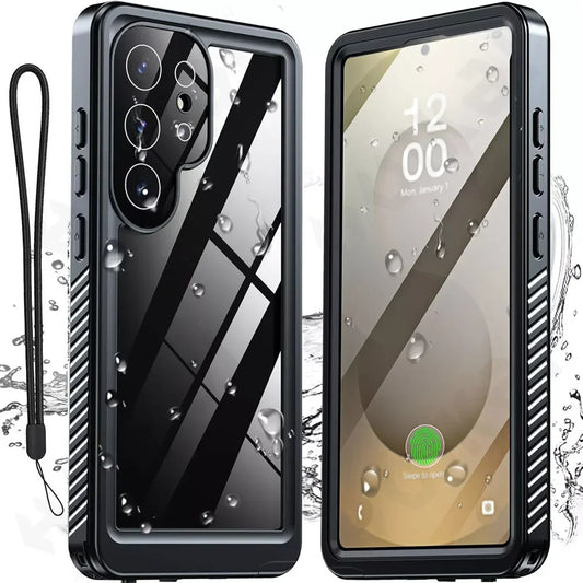 Vodootporna futrola za Samsung Galaxy S25 Ultra S938, ShellBox, Crna