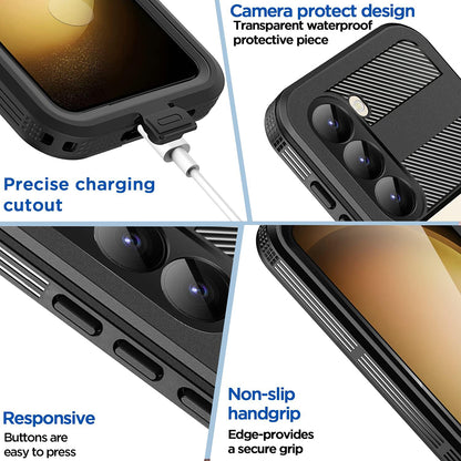 Futrola Waterproof za Samsung Galaxy S26, ShellBox, Crna