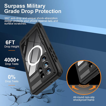 Futrola Waterproof za Samsung Galaxy S26 Ultra, ShellBox, Crna