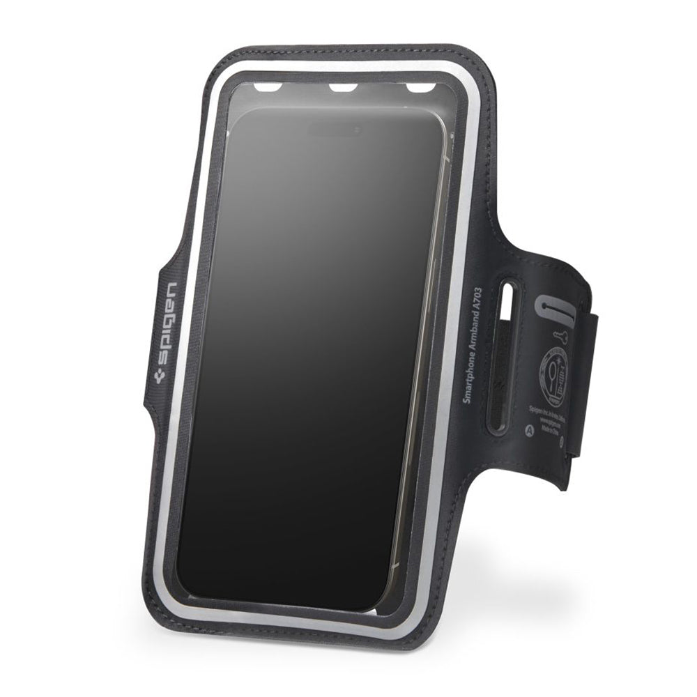 Univerzalna vodootporna futrola za telefon max. 6.9 inča, Spigen, Dynamic Shield, Crna AMP07187