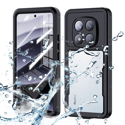 Vodootporna futrola za Xiaomi Poco X7 / Redmi Note 14 Pro 5G, ShellBox, Crna