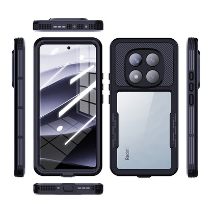 Vodootporna futrola za Xiaomi Poco X7 / Redmi Note 14 Pro 5G, ShellBox, Crna