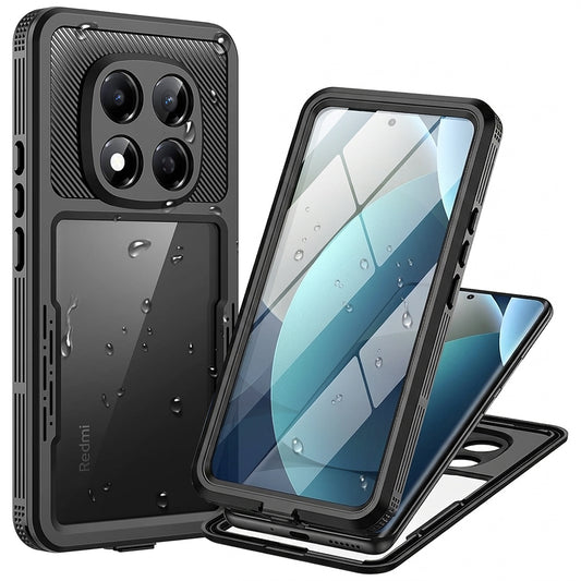 Vodootporna futrola za Xiaomi Redmi Note 15 Pro 5G, ShellBox, Crna