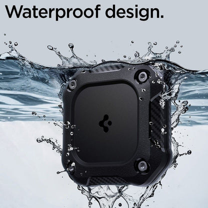 Futrola Waterproof Spigen Tough Armor za Apple AirTag, Crna ACS09781