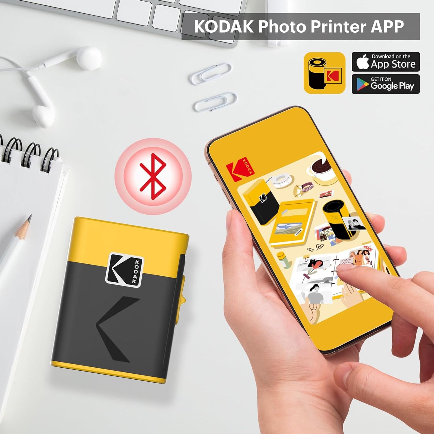 Prenosiva štampač Kodak Label Era, Žuta