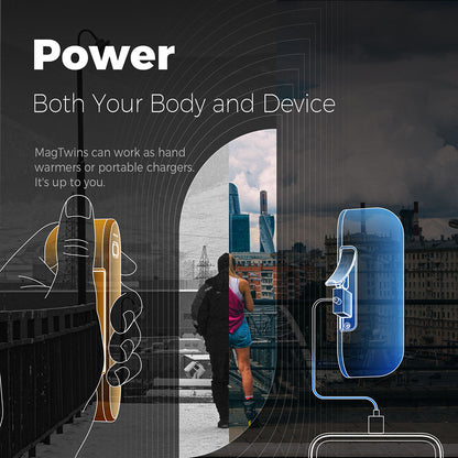 Grejač za ruke Ocoopa UT2s, Crni