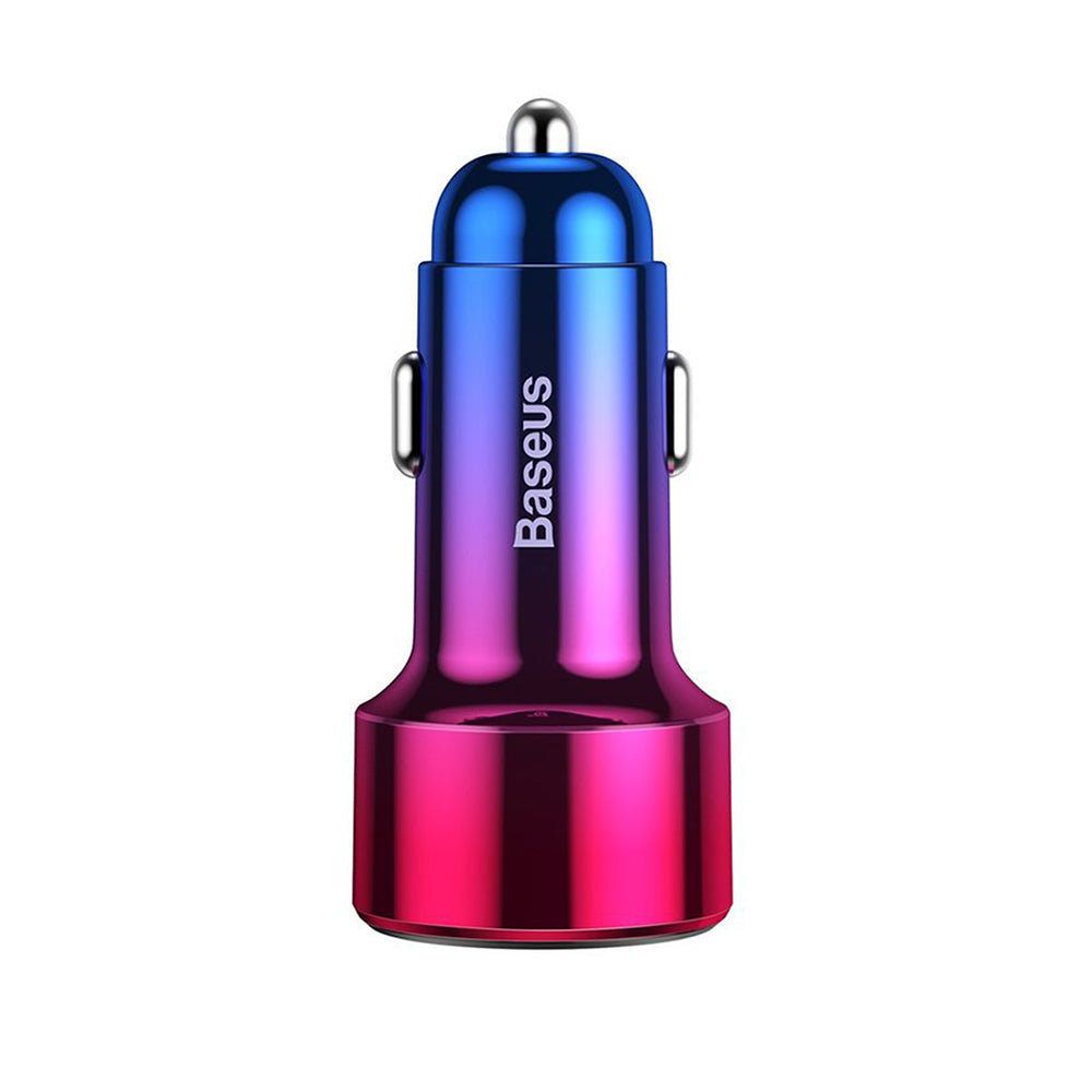 Auto punjač Baseus Magic Display Series, 45W, 5A, 1 x USB-A - 1 x USB-C, Multicolor CCMLC20C-09