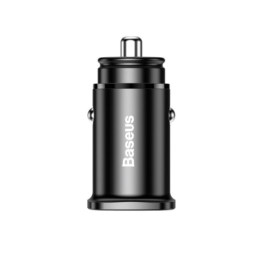 Car Charger Baseus Square PPS, 30W, 5A, 1 x USB-A - 1 x USB-C, Black CCALL-AS01 