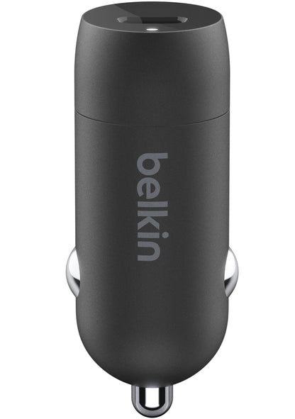 Auto punjač Belkin BoostCharge, 30W, 3A, 1 x USB-C, Crni CCA004btBK