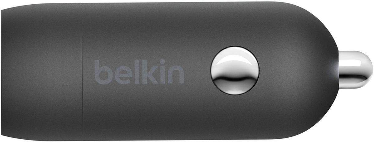 Auto punjač Belkin BoostCharge, 30W, 3A, 1 x USB-C, Crni CCA004btBK
