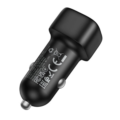 Auto punjač Borofone BZ34 Cloud, 18W, 3A, 1 x USB-A, Crni