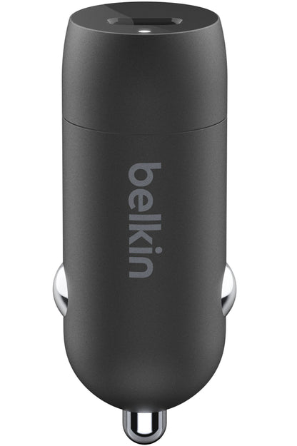 Auto punjač sa USB-C kablom Belkin BoostCharge, 30W, 3A, 1 x USB-C, Crni CCA004bt1MBK-B6