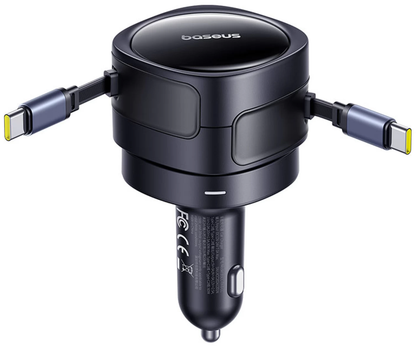 Auto punjač sa USB-C kablom Baseus Enjoyment Max, 60 W, crni C00035507121-01
