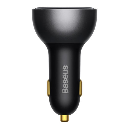 Auto punjač sa USB-C kablom Baseus, 140W, 5A, 1 x USB-A - 1 x USB-C, Crni CGZX070001