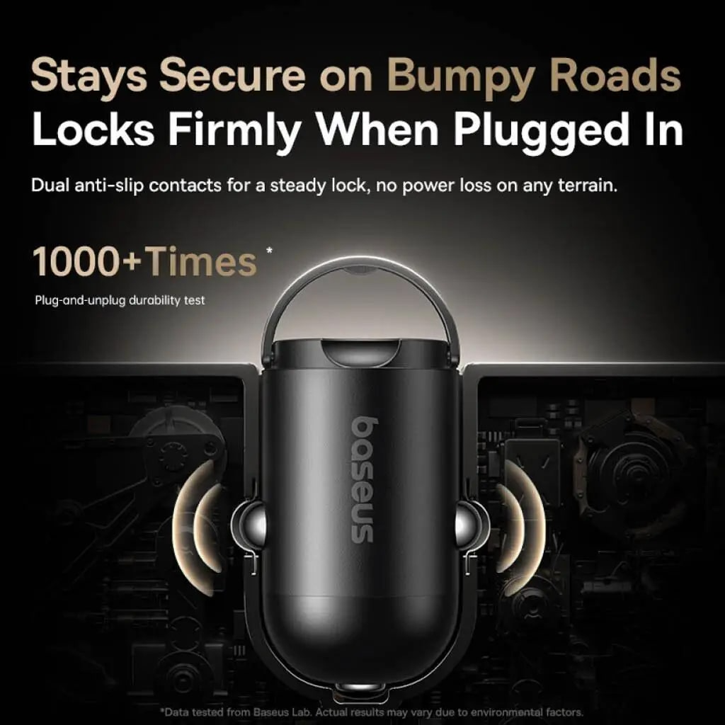 Auto punjač sa USB-C kablom Baseus PrimeTrip VP2, 45W, 3A, 1 x USB-C, Crni C0206800