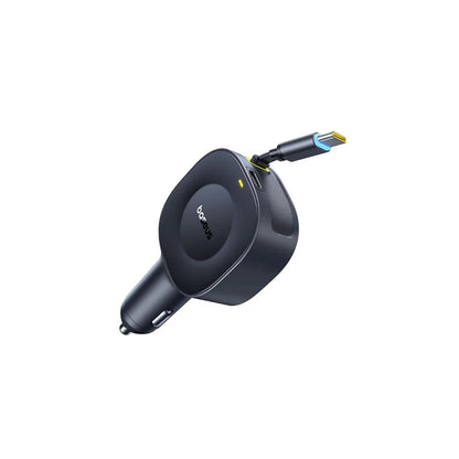 Auto punjač sa USB-C kablom Baseus PrimeTrip VR2, 30W, 3A, 1 x USB-C, Crni C0206400